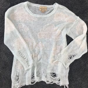XS Wildfox White Label Cloud Sweater